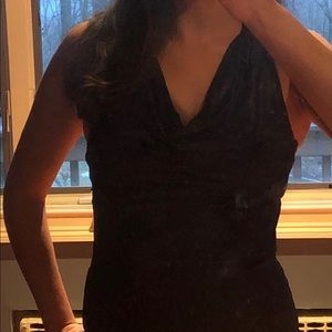 Bebe Navy Fitted Dress